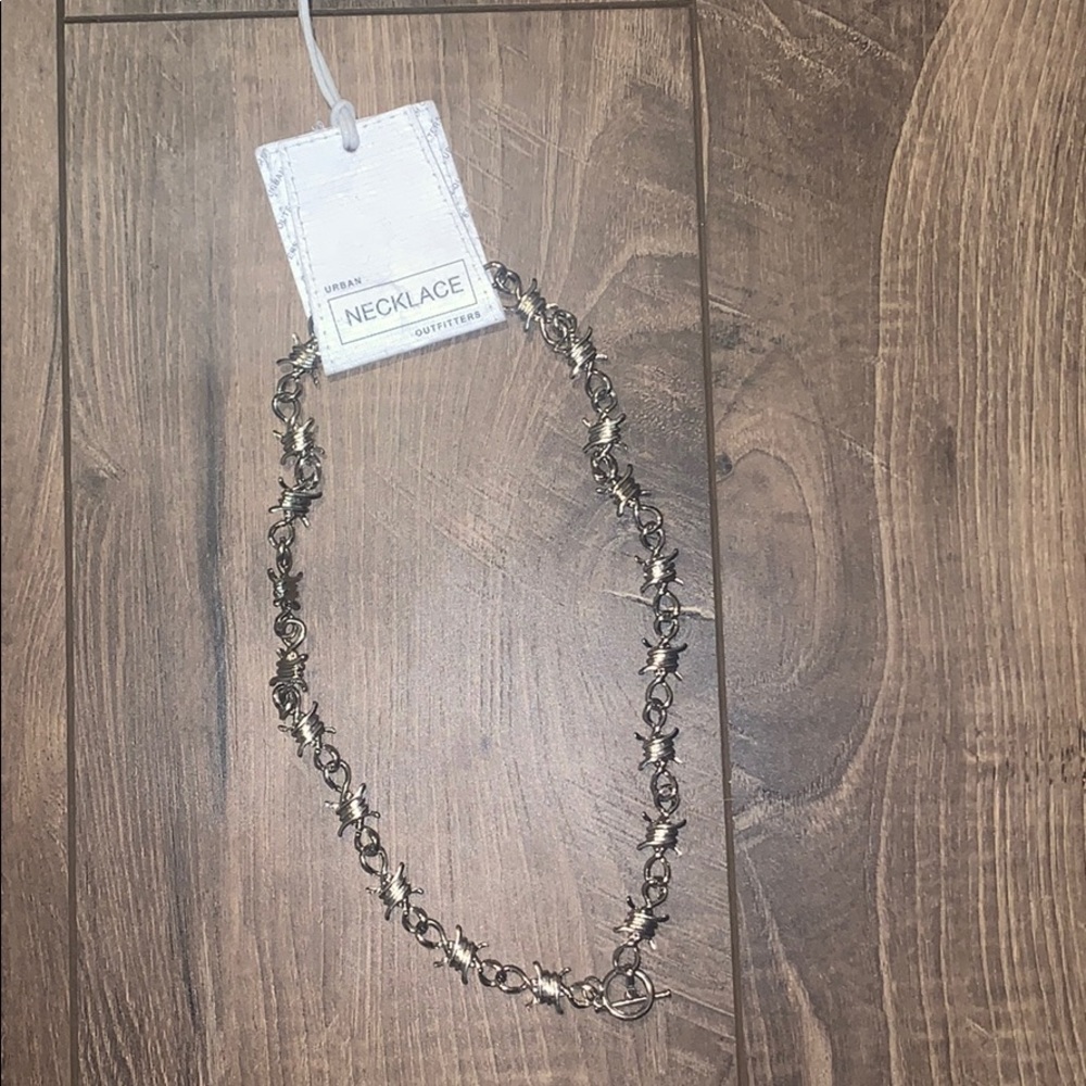 Urban outfitters barbed wire necklace 20 inch